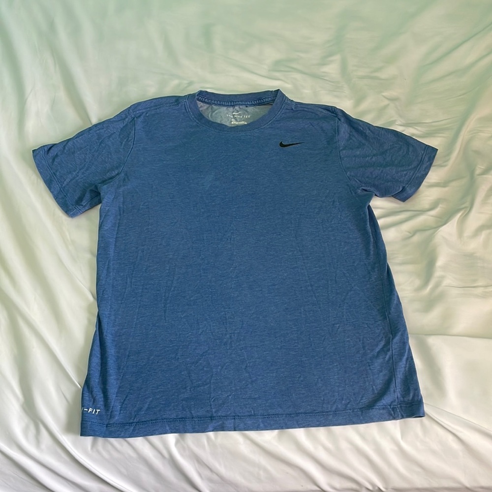 Blue Dri-Fit Nike T-shirt.